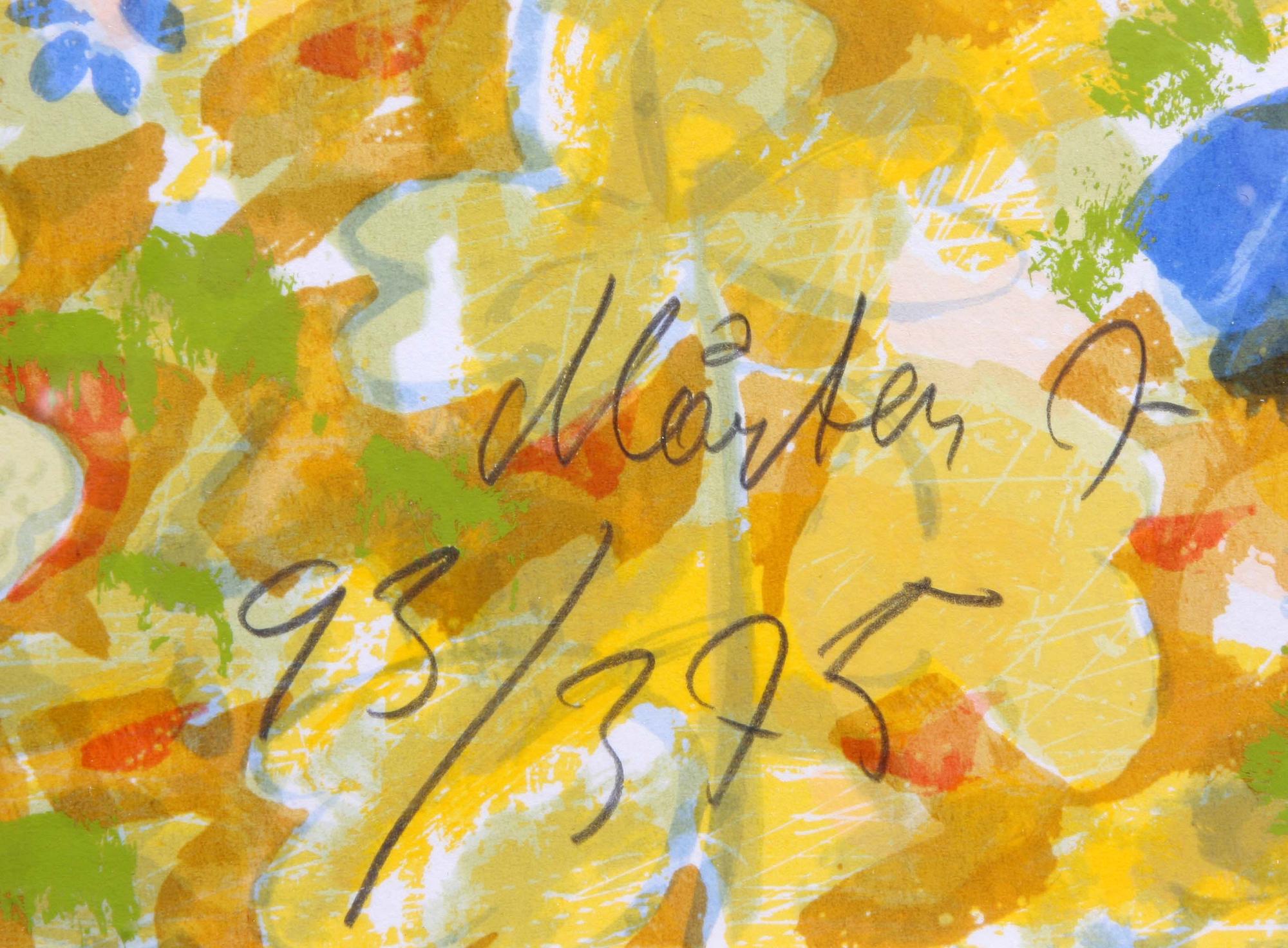 MÅRTEN ANDERSSON, serigrafi, sign och numr 93/375.