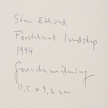 Sten Eklund, "Förstelnat landskap".