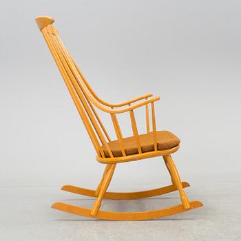 A rocking chair by Lena Larsson, Nesto, Nässjö stolfabrik.