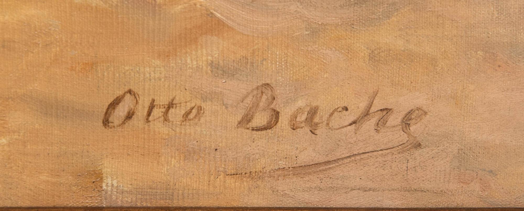 Otto Bache, Military on horseback.