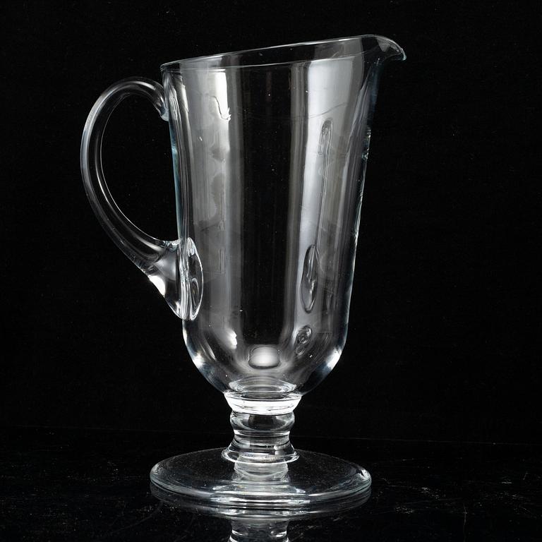 MATS THESELIUS, a 20 pieces glass service, "Körsbärstjuven", designed ca 2000 for Reijmyre, Sweden, never in production.