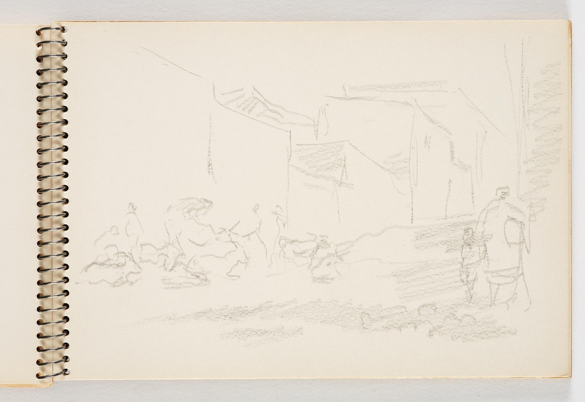 Lotte Laserstein, 4 skissböcker med blyertsteckningar.