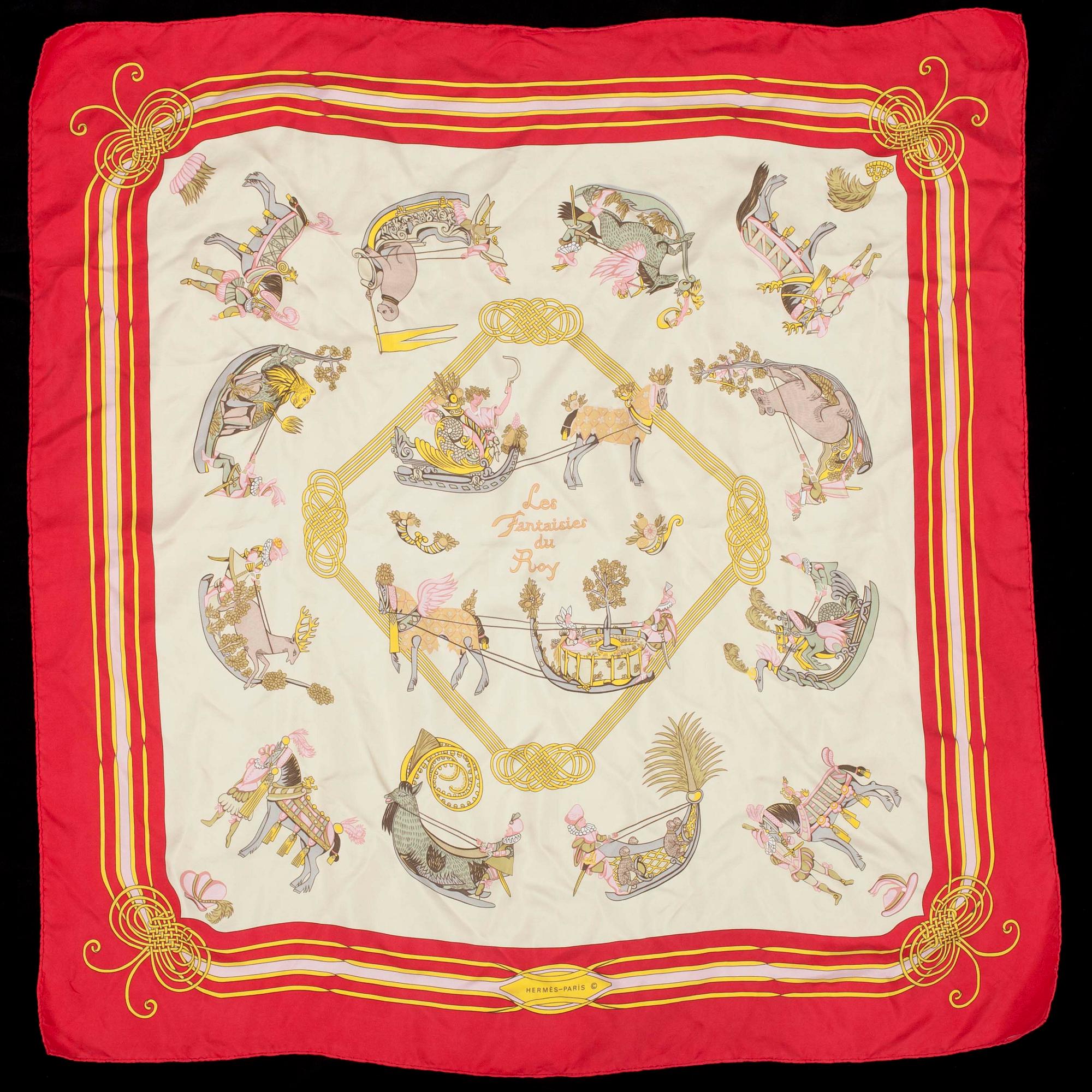 SCARF, siden "Les Fantaisies du Roy", Hermés, Paris.