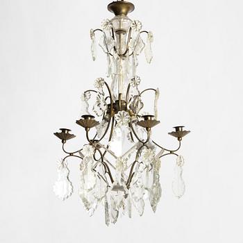 Chandelier, Rococo style, early 20th century.