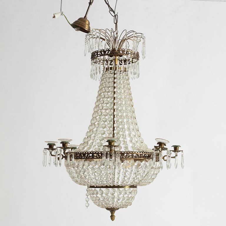 Ljuskrona, gustaviansk stil, 1900-tal.