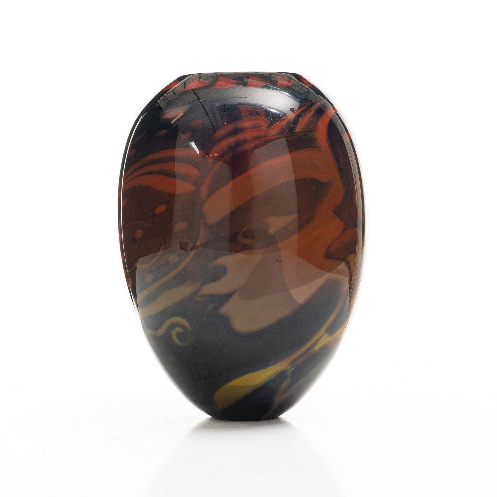 Eva Englund, a vase, graal, Orrefors.