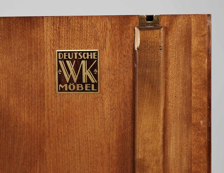 SIDEBOARD, art deco, brickmärkt Deutsche WK(Wohnungskunst)-Möbel, 1930-tal. Numr á tergo.