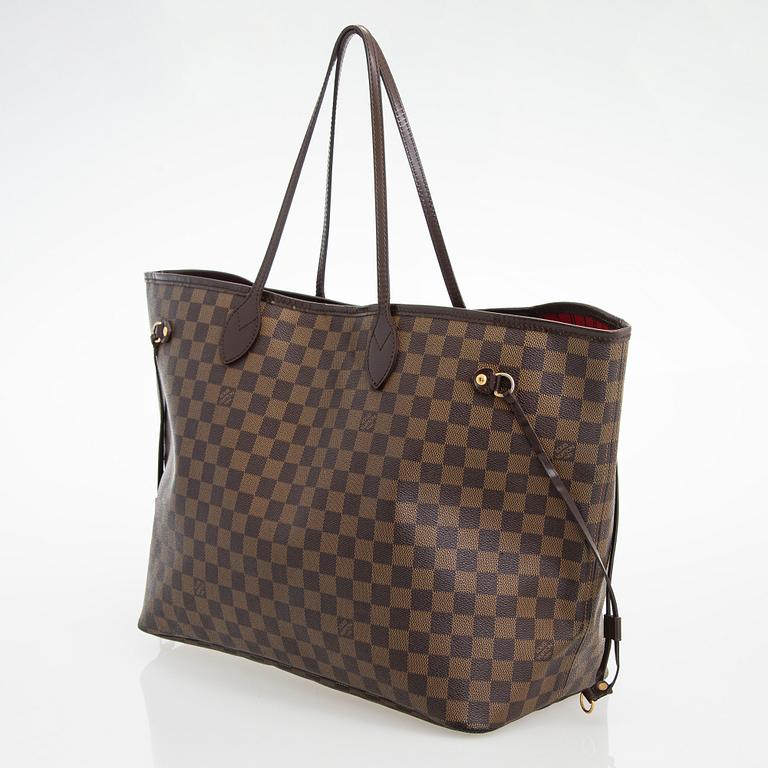 Louis Vuitton, A Damier Ebene 'Neverfull GM' Bag.