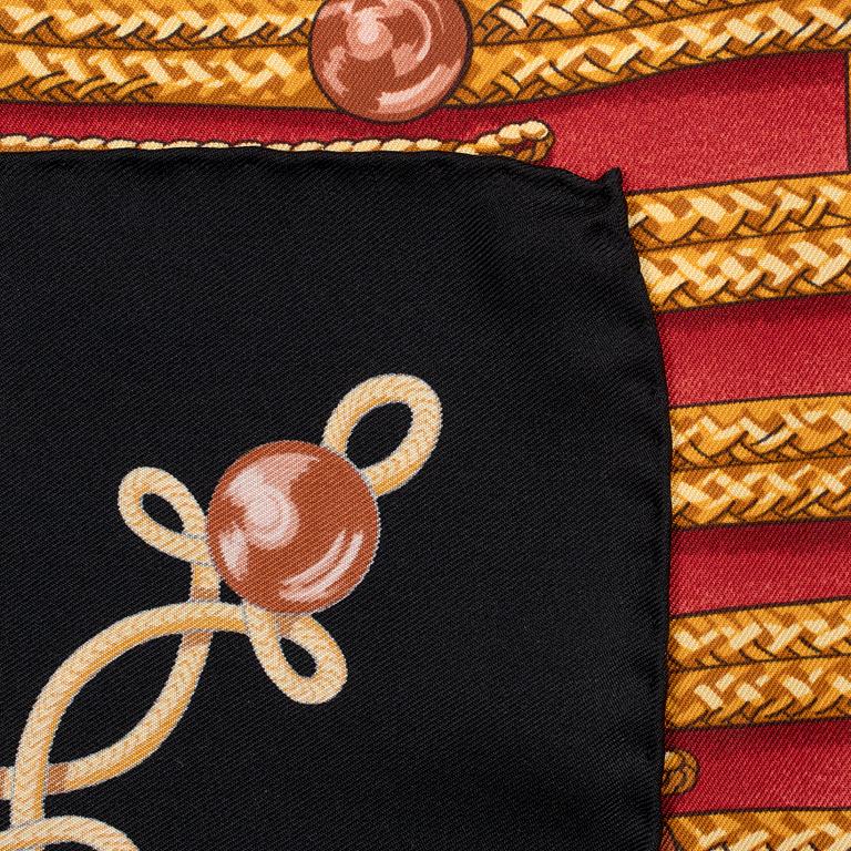 HERMÈS, scarf, 'Brandebourgs'.