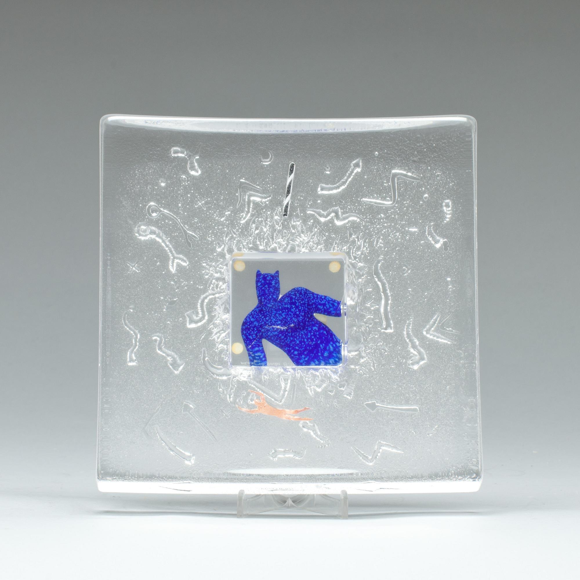 FAT, glas, Bertil Vallien, Kosta Boda, 1900-talets andra hälft.