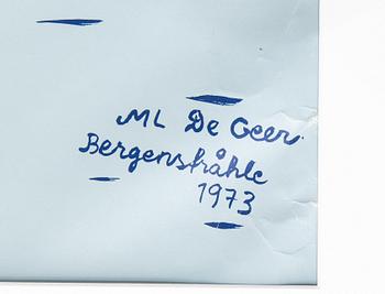 MARIE-LOUISE EKMAN, screenprint in colours/poster, 1973.