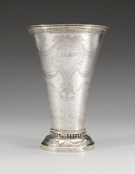 806. BÄGARE, silver. Erik Ernander, Uppsala 1795.