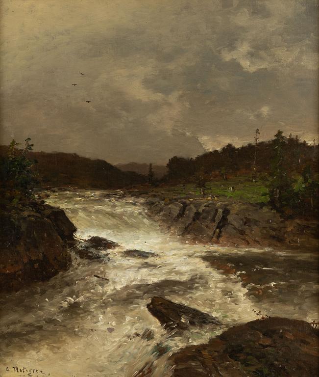 Axel Nordgren, oil on canvas, signed.