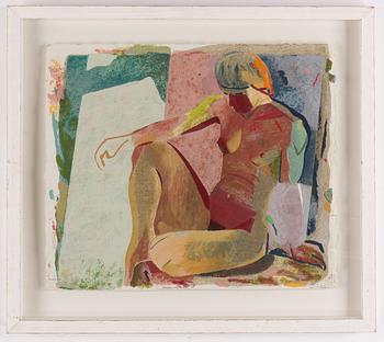 Ulf Gripenholm, lithograph in colours, 1991, signed provtryck.
