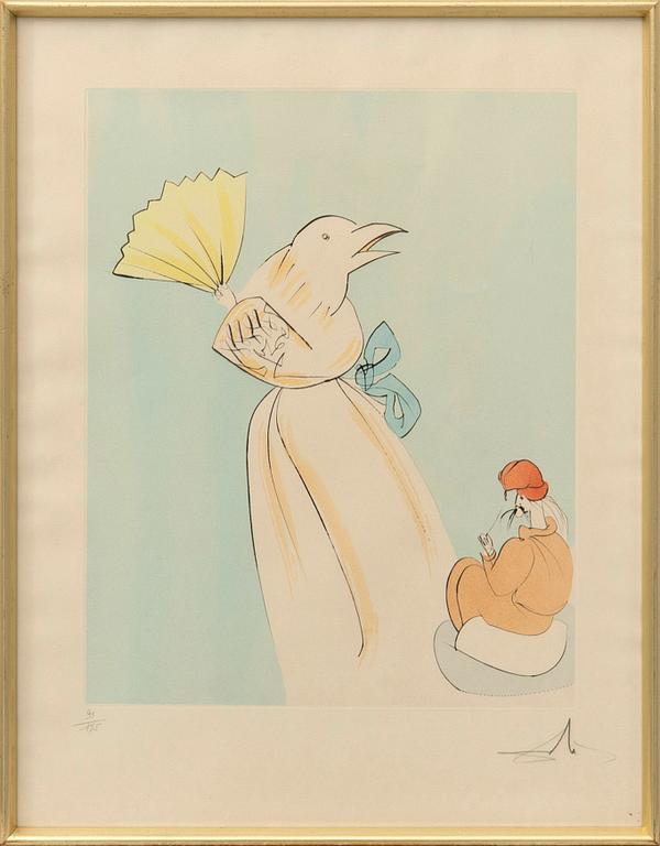 Salvador Dalí, From "Japanese Fairy Tales," 1974.