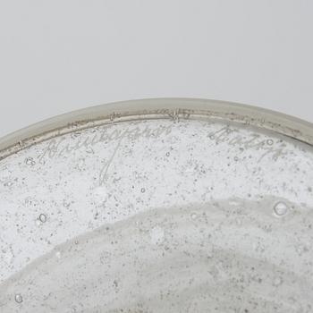 BÅLSKÅL, glas, "Sargasso"-serien, signerad Nuutajärvi Notsjö. Formgiven 1966.