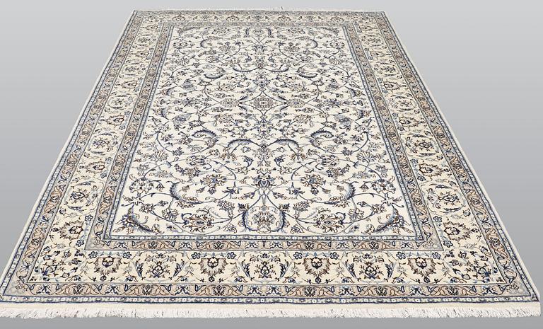 A part silk Nain, so called 9 LAA, carpet, ca 300 x 198 cm.