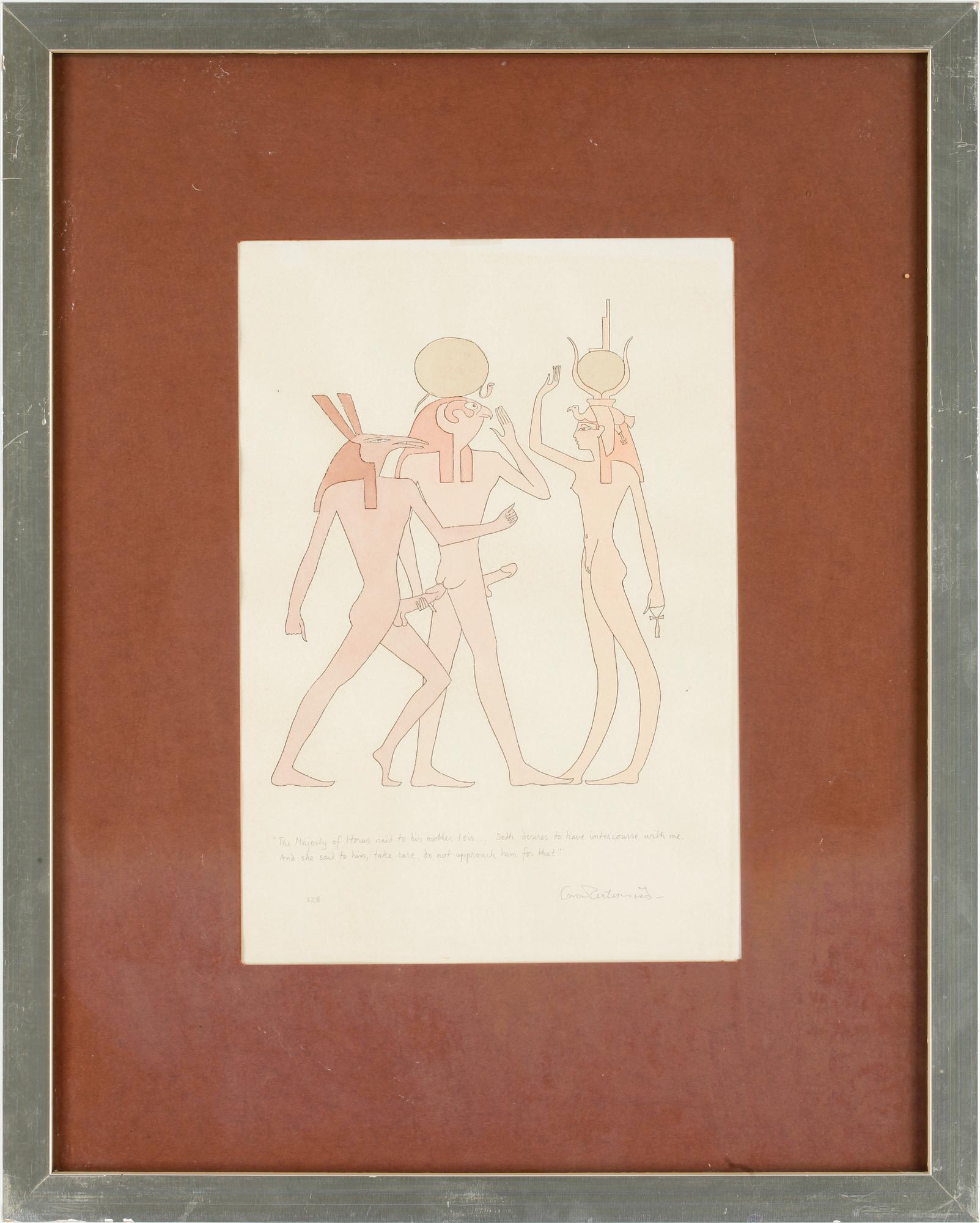 OSCAR REUTERSVÄRD, akvareller 2 st. Sign.