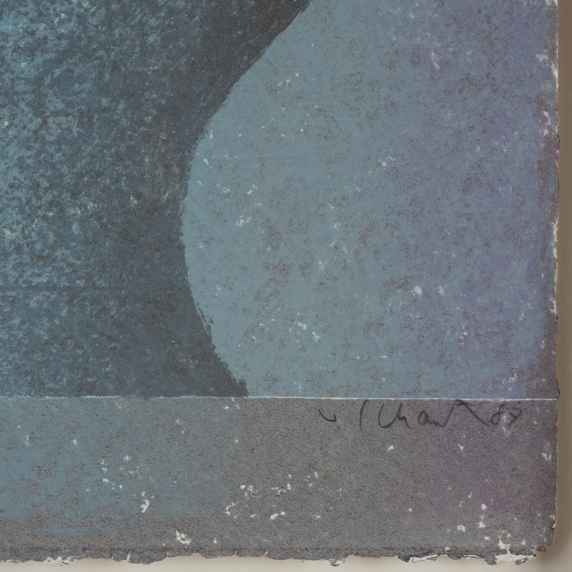 Philip von Schantz, lithograph in color, signed and dated -87, trial proof.