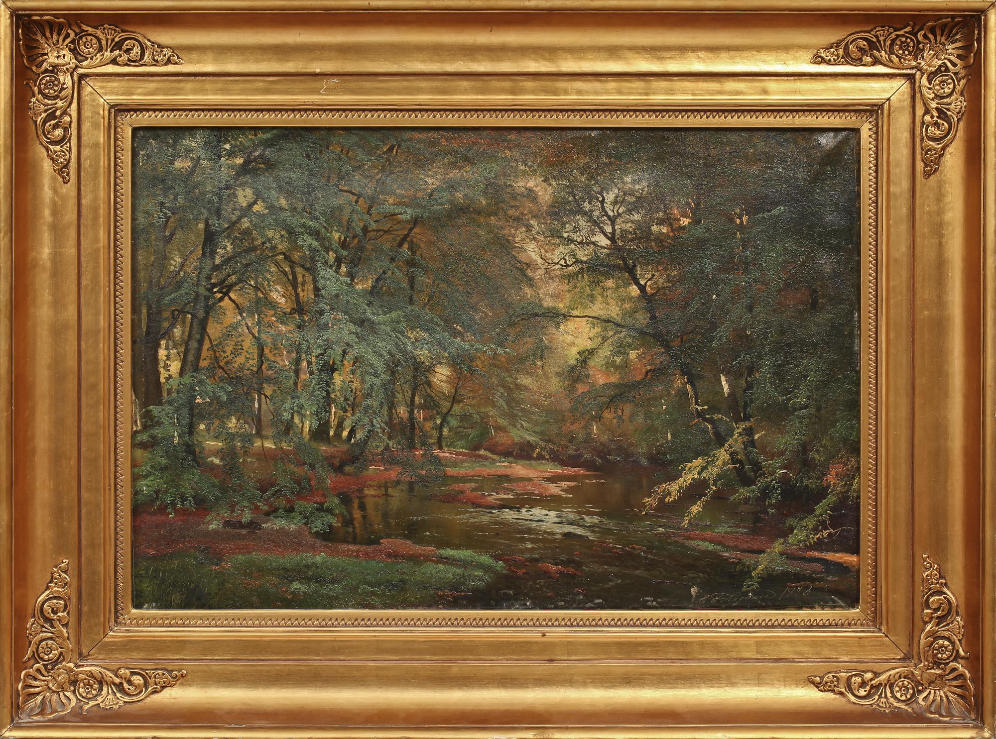 CARL FREDRIK AAGAARD, olja på duk, sign.