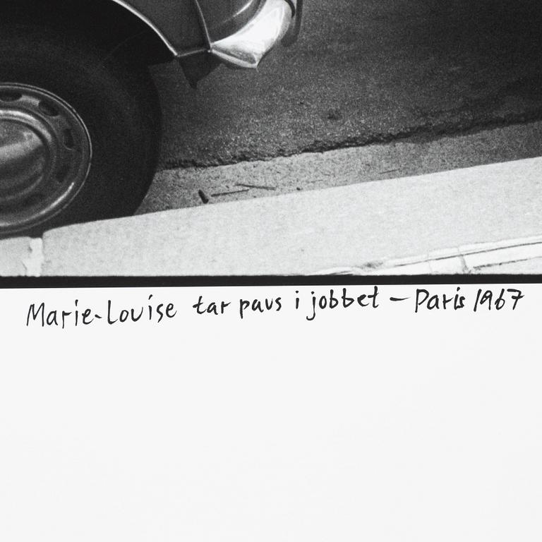 Carl Johan De Geer, "Marie -Louise tar paus i jobbet-Paris 1967" Stora bilden.