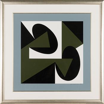 Lars-Gunnar Nordström, silkscreen, signed and dated -88, numbered 90/100.