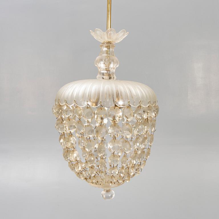 Plafond/taklampa omkring 1900.