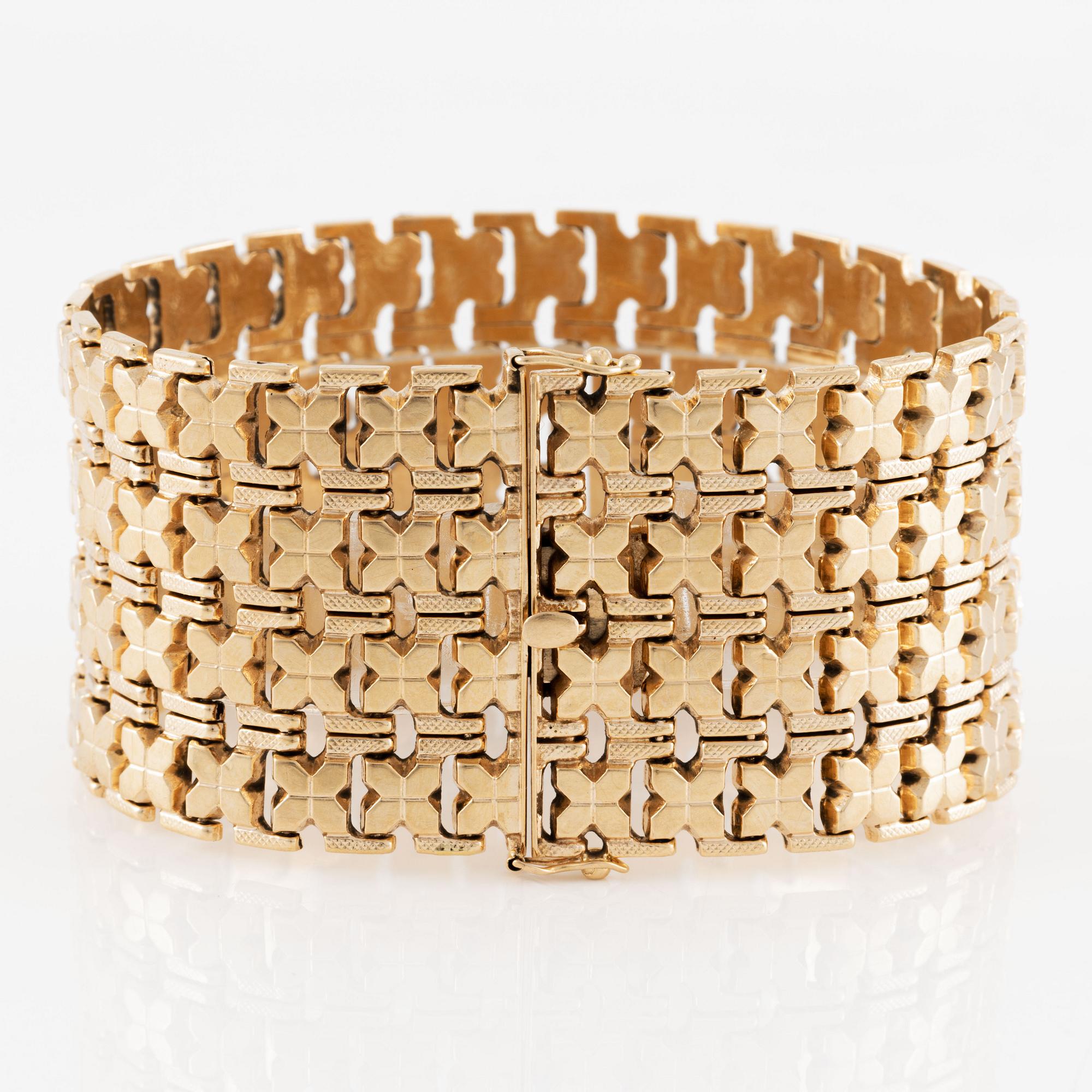 Bracelet 18K gold Italy.