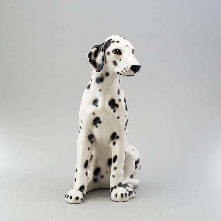 A FIGURE, ceramics, "dalmatian dog", Italy. Late 20th century.