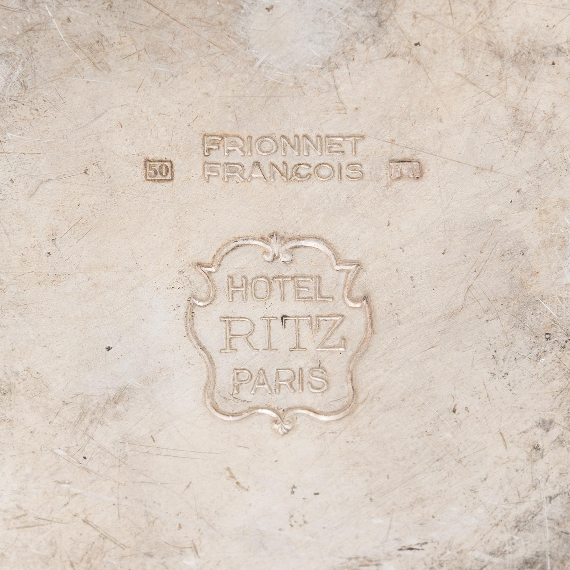 A Hotel Ritz Champagne cooler, Paris, early 20th century.