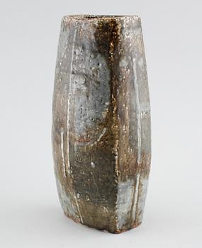 Unique chamotte stoneware vase  by CARL-HARRY STÅLHANE, Rörstrand, signed and dated -63.