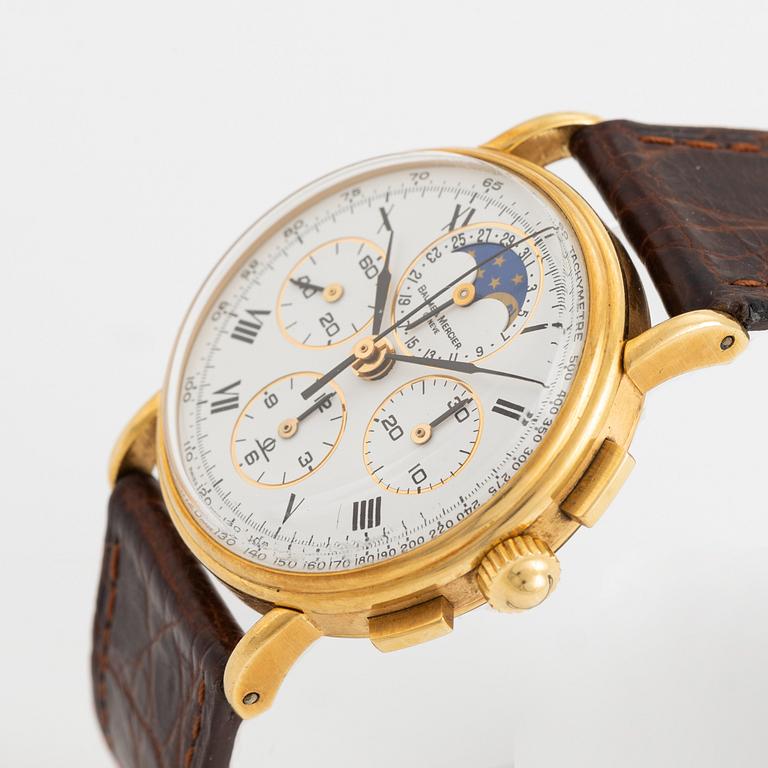 Baume & Mercier, Calendar, chronograph, wristwatch, 32 mm.