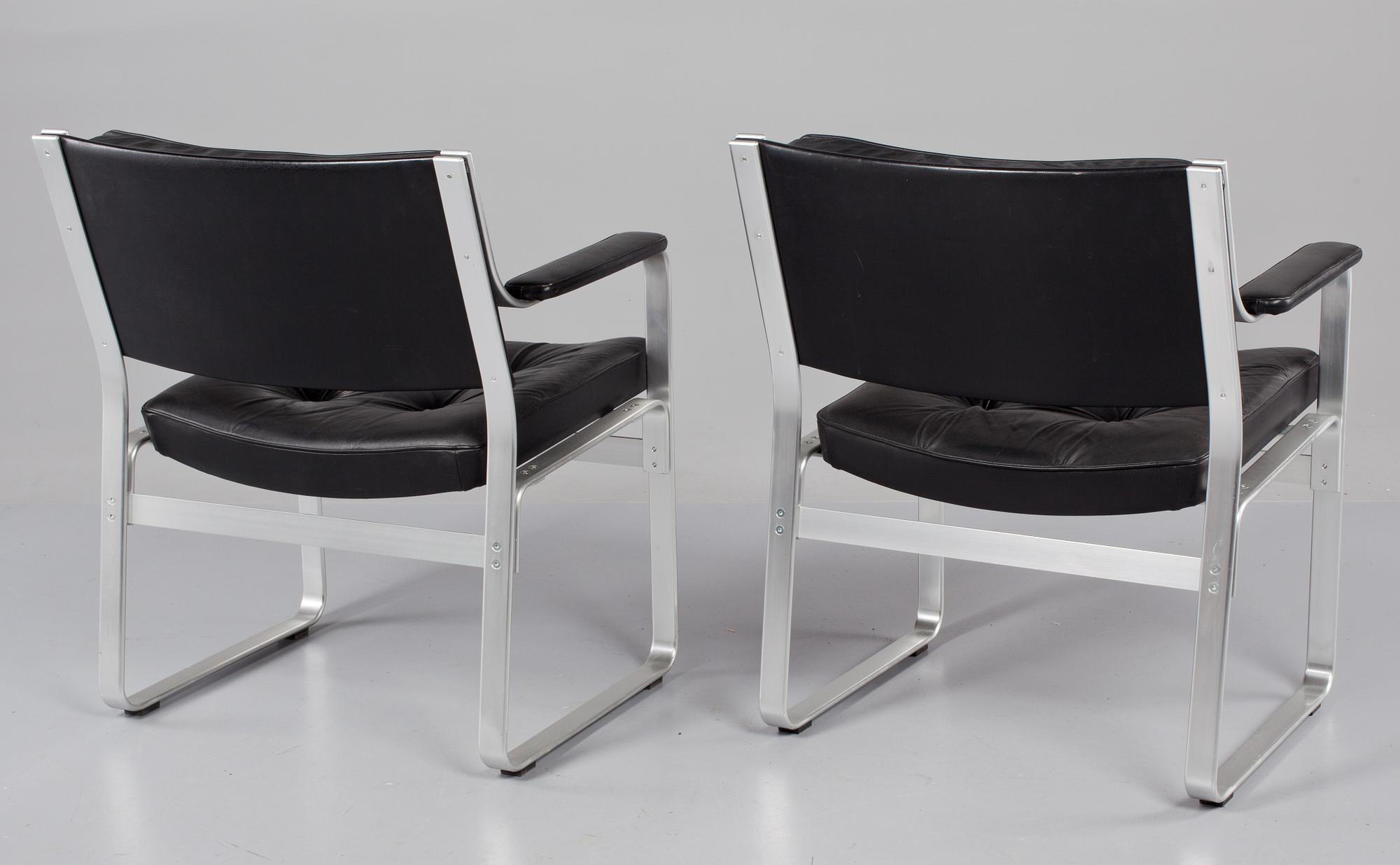 FÅTÖLJER, ett par, "Mondo", Karl-Erik Ekselius för JOC Möbler, 1900-talets andra hälft.