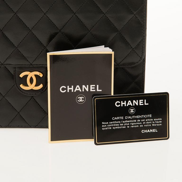 CHANEL, Single Flap Clutch / shoulder Bag.
