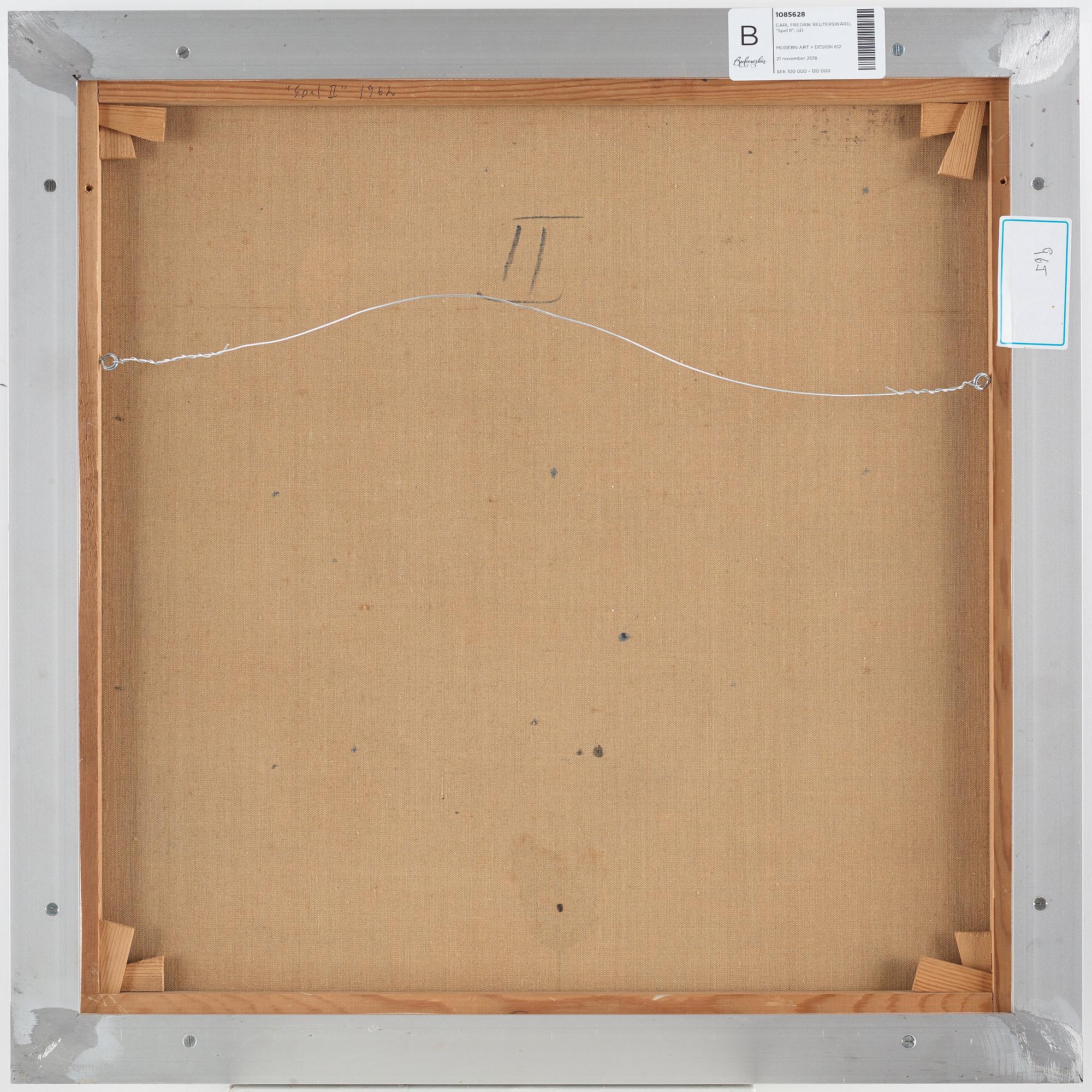 Carl Fredrik Reuterswärd, "Spel II".