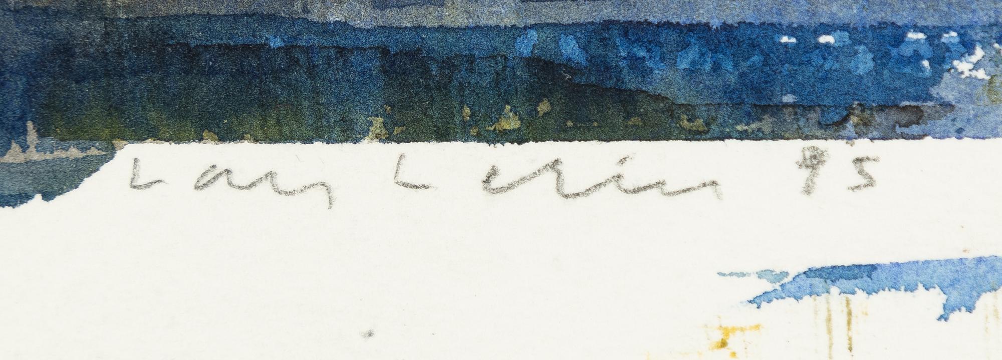 Lars Lerin, Winter Light, Lofoten.