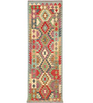 A runner carpet, Kilim, ca 292 x 82 cm.