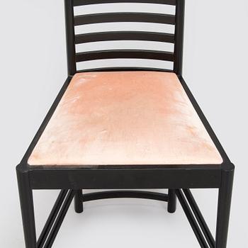 Charles Rennie Mackintosh, a 'Hill house 1' chair for Cassina, designed in 1902.