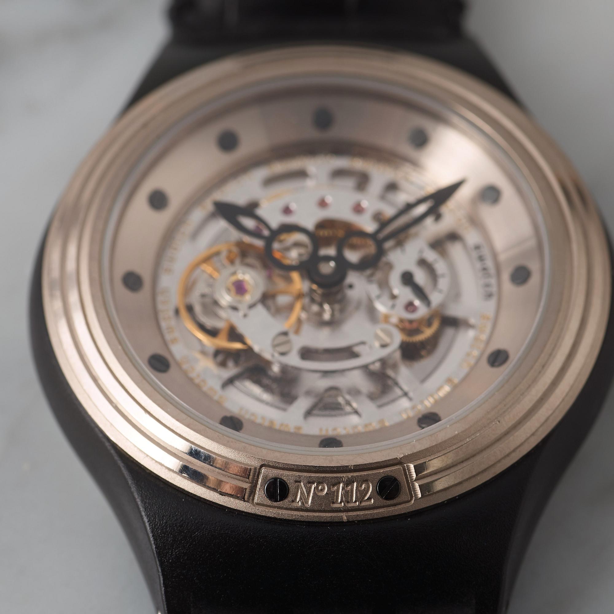 SWATCH, Diaphane One Turn 2 Him, "Carousel movement", wristwatch, 42 mm,