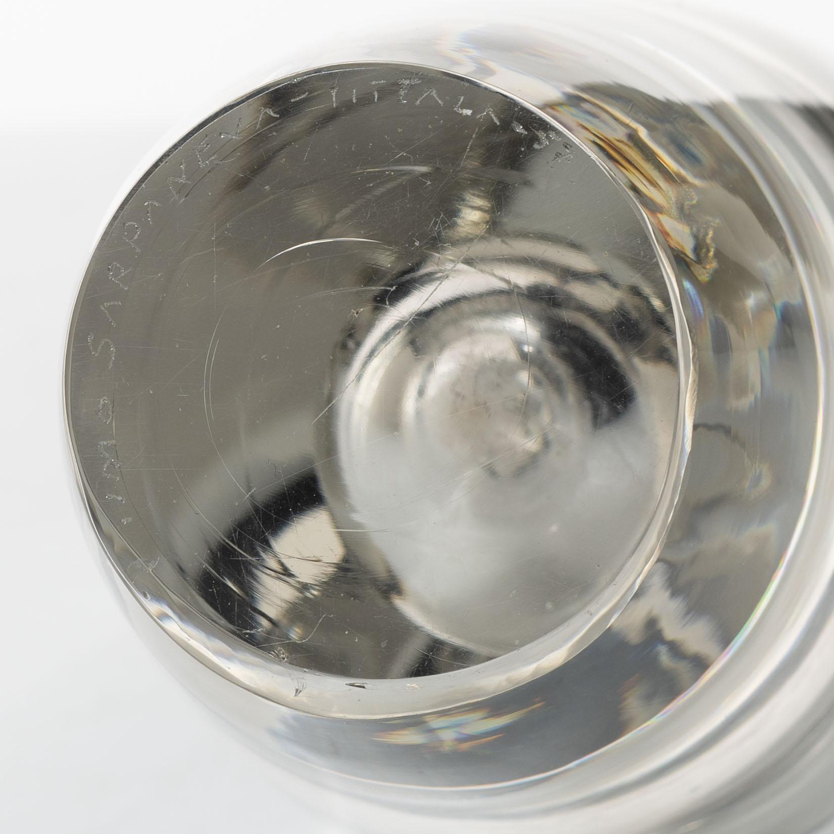 Timo Sarpaneva, skulptur, glas, "Orkidé", Iittala, Finland 1957.