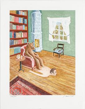 Joaquin Masoliver · JOAQUIN MASOLIVER, färglitografi, signerad, numrerad 197/200.