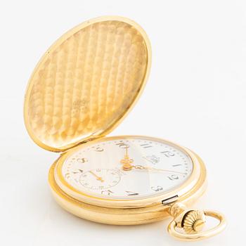 Pocket watch, 18k gold, Leijona, 49 mm.