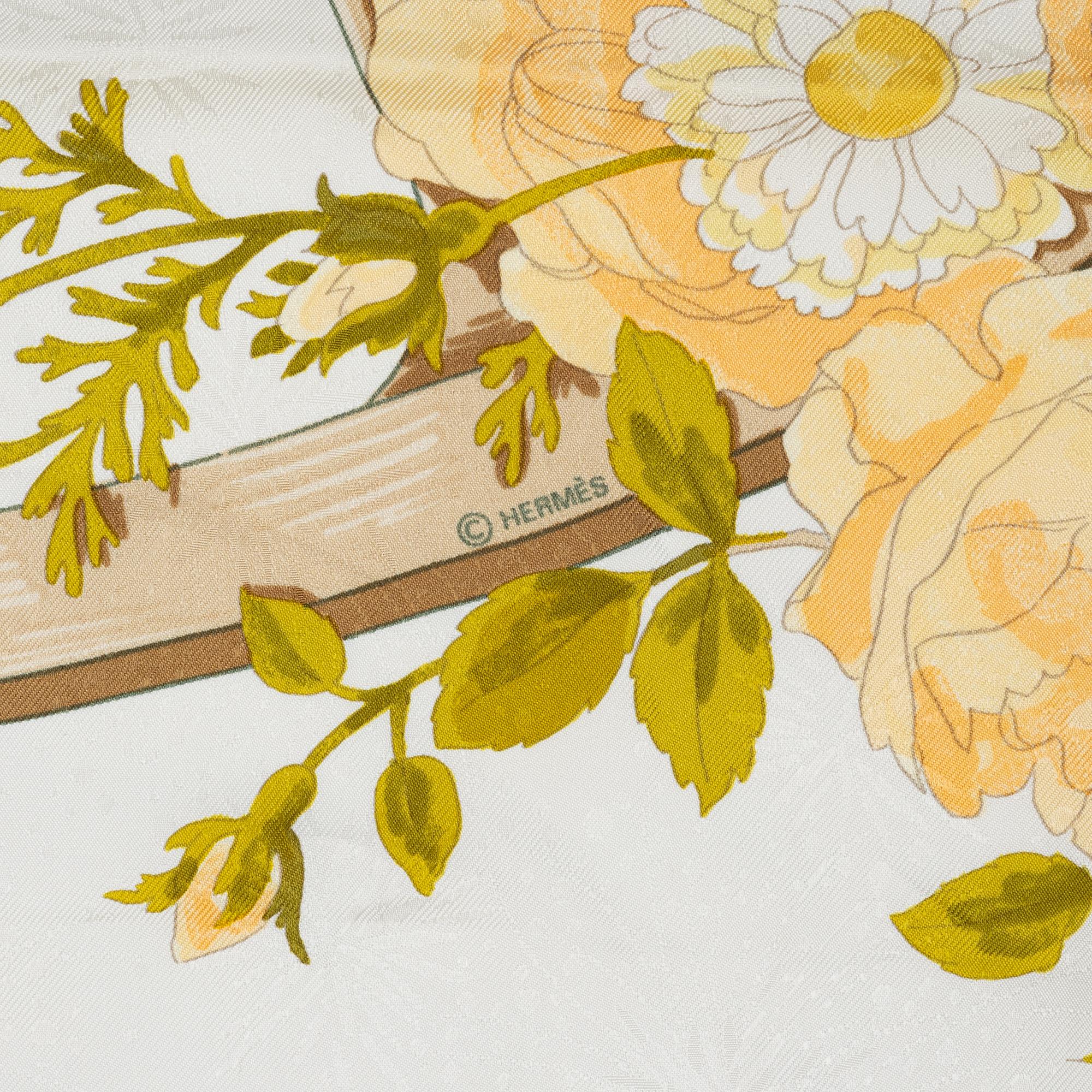Hermès, scarf, "Romantique".