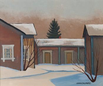 JUHANI PALMU, oil on canvas, signed and dated-83.