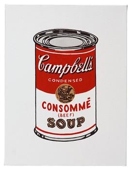 Richard H. Pettibone, "Andy Warhol, '32 Cans of Campbell's Soup', 1962".