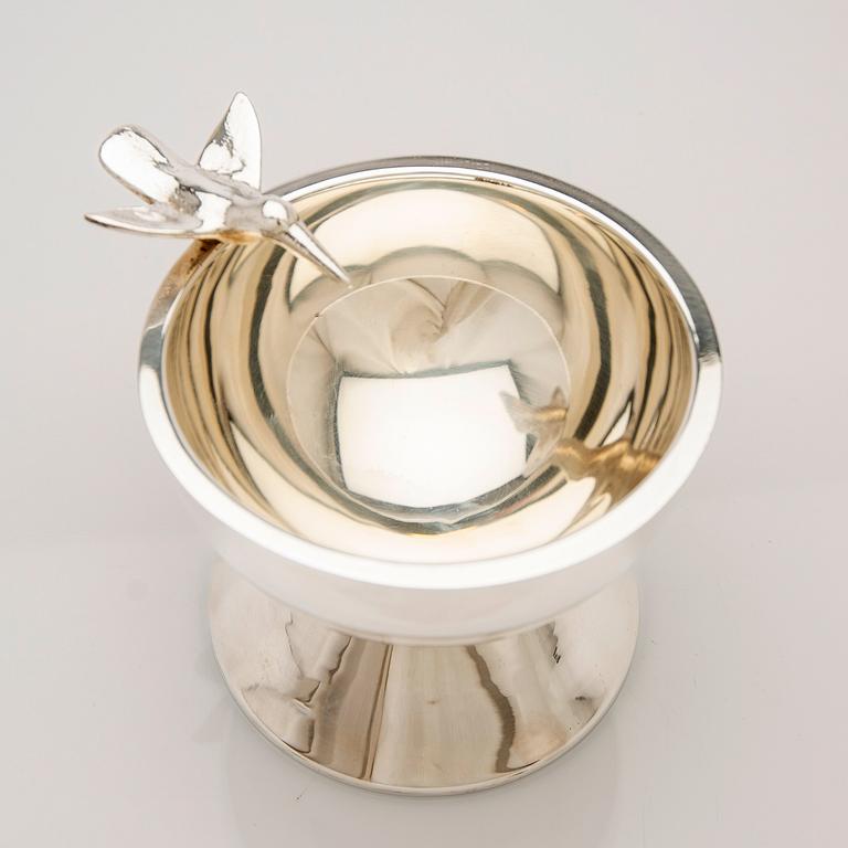 Bowl, sterling silver, Mexico.