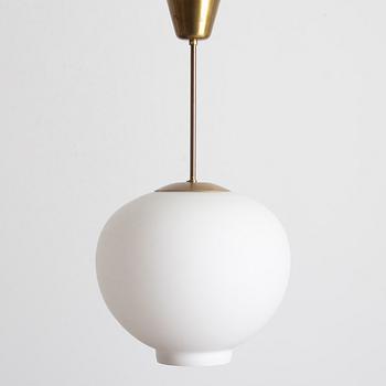 Harald Notini, eller Uno Westerberg, taklampa, modell "11907", Arvid Böhlmarks Lampfabrik, Stockholm, 1950-tal.