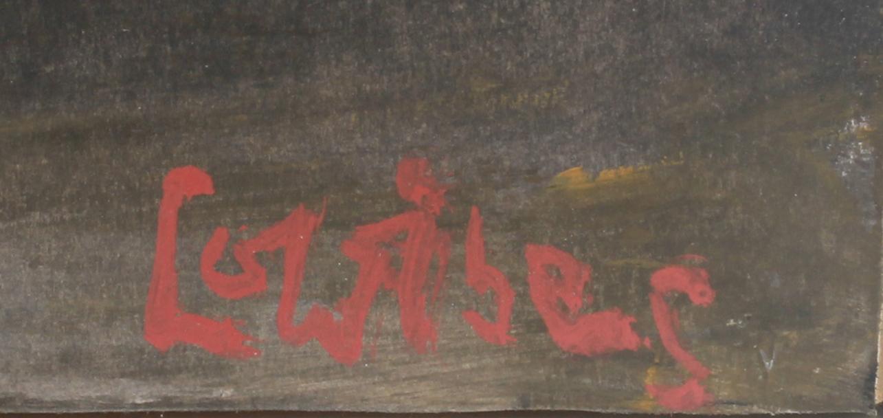 LARS OLOV WIBERG, gouache, sign.