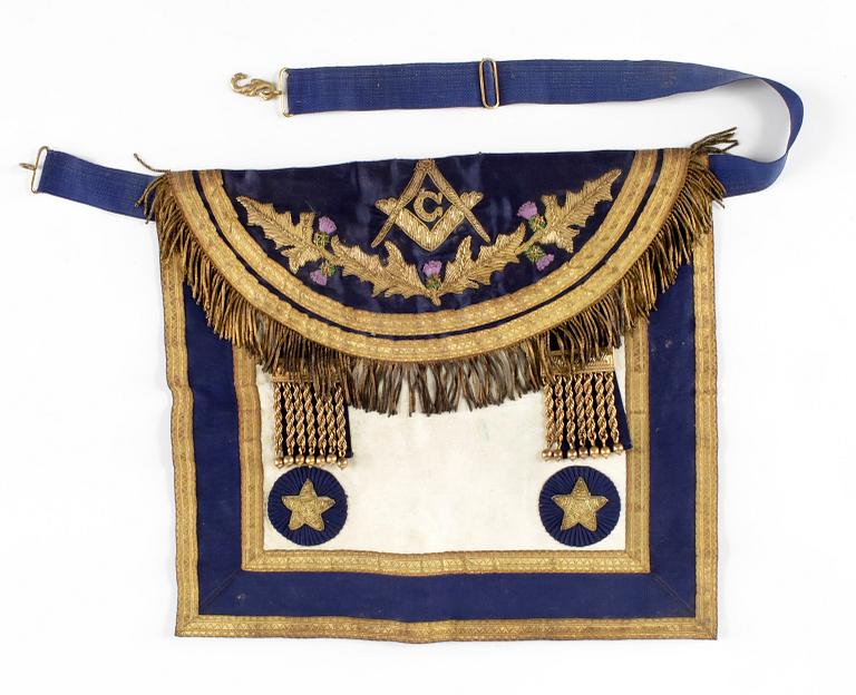 ORDENSINSIGNIER, 6 st, samt ORDENSBAND, sent 1800- samt 1900-tal.