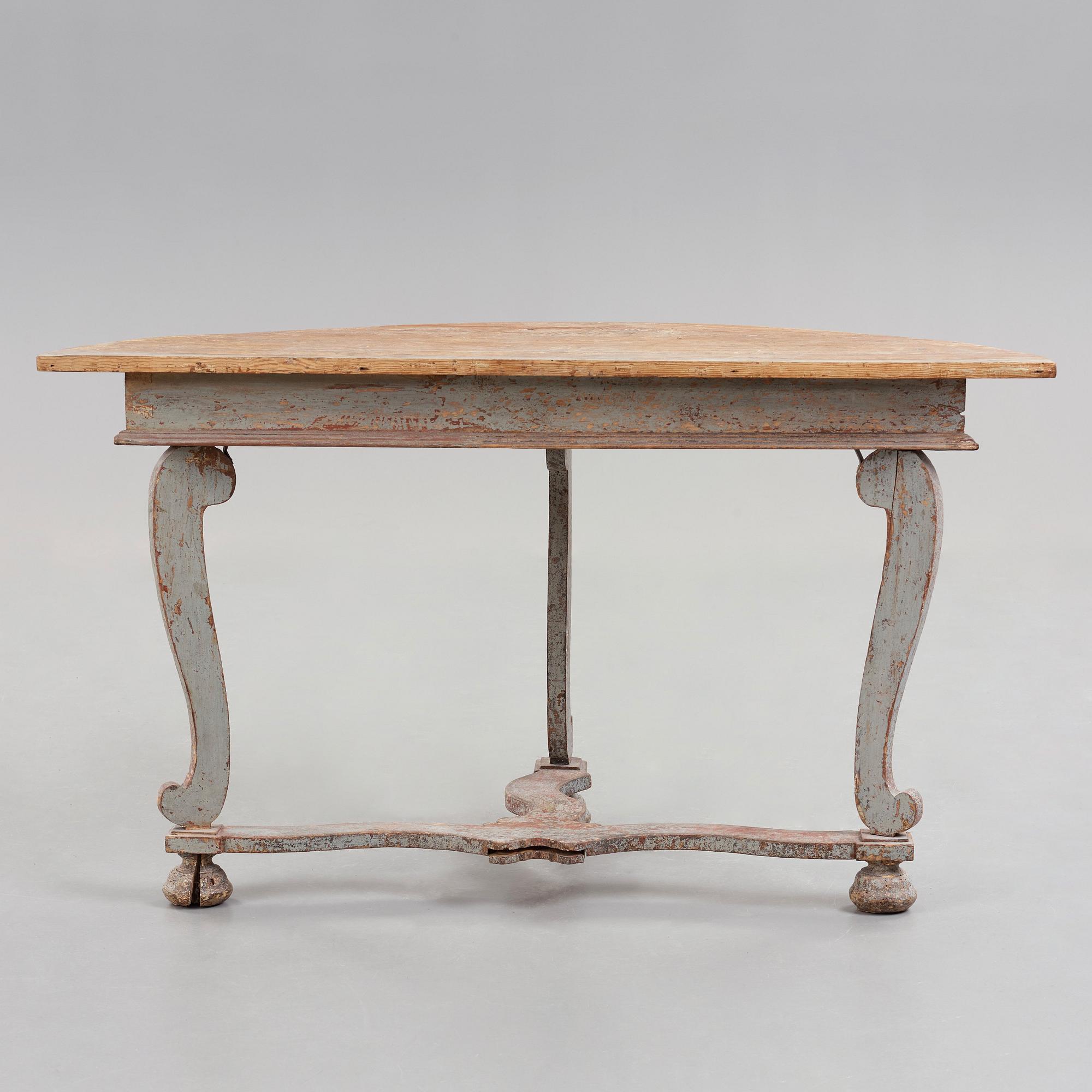 A Swedish Baroque table. Early 18th century.